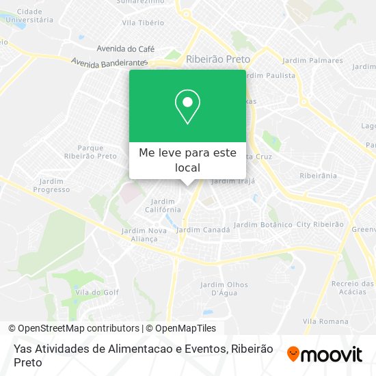 Yas Atividades de Alimentacao e Eventos mapa