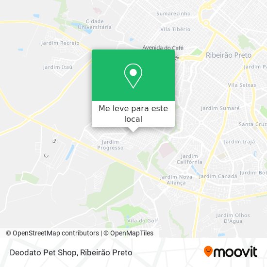 Deodato Pet Shop mapa