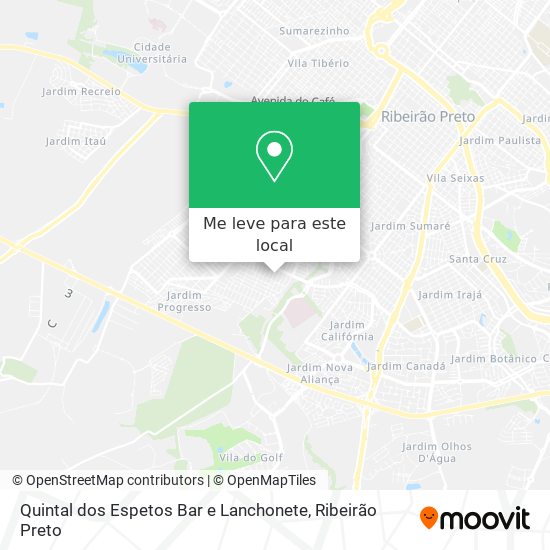 Quintal dos Espetos Bar e Lanchonete mapa