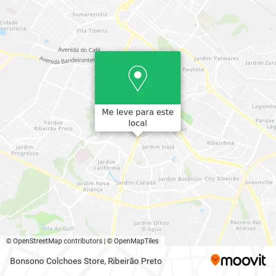 Bonsono Colchoes Store mapa