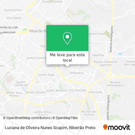 Luciana de Oliveira Nunes Scapim mapa