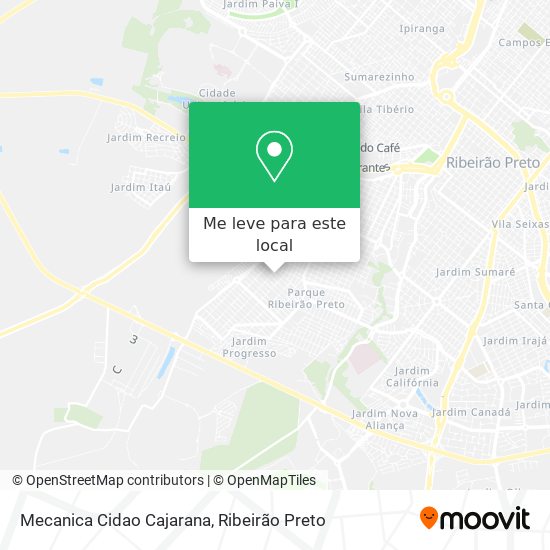 Mecanica Cidao Cajarana mapa