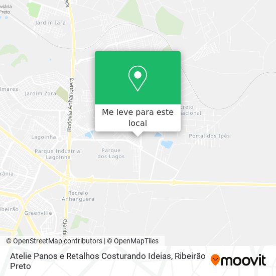 Atelie Panos e Retalhos Costurando Ideias mapa