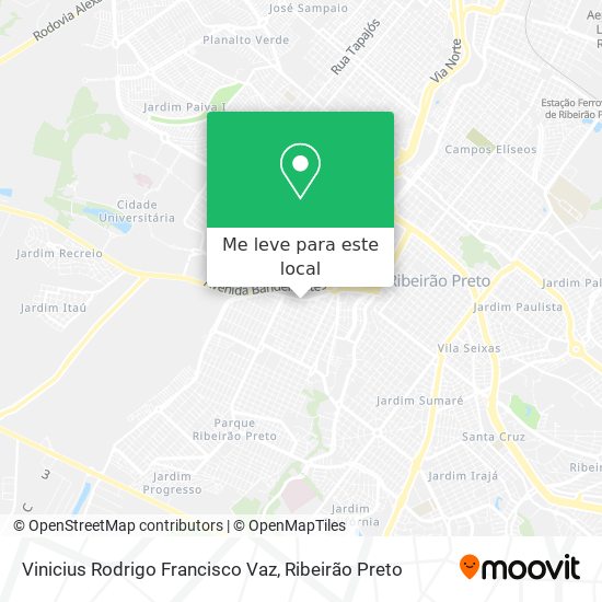 Vinicius Rodrigo Francisco Vaz mapa