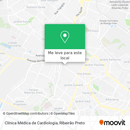 Clínica Médica de Cardiologia mapa