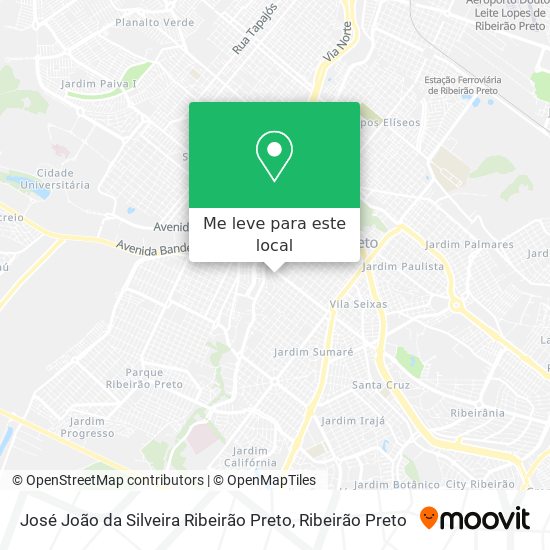 José João da Silveira Ribeirão Preto mapa