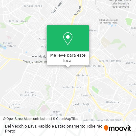 Del Vecchio Lava Rápido e Estacionamento mapa