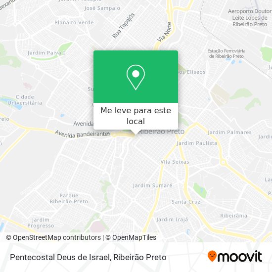Pentecostal Deus de Israel mapa