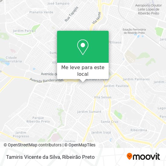 Tamiris Vicente da Silva mapa
