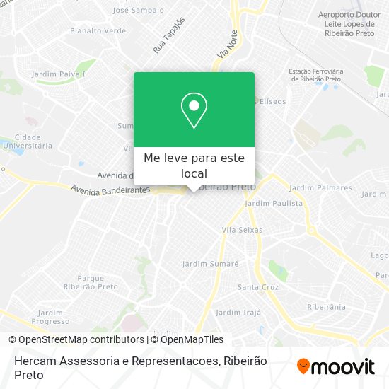 Hercam Assessoria e Representacoes mapa