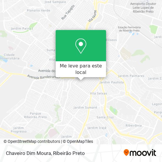 Chaveiro Dim Moura mapa