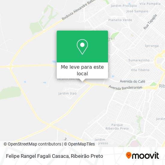 Felipe Rangel Fagali Casaca mapa