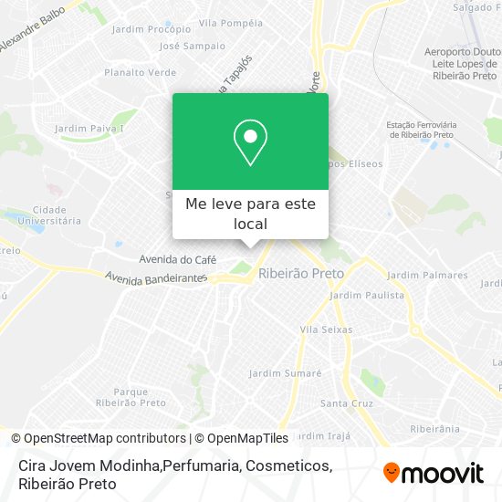 Cira Jovem Modinha,Perfumaria, Cosmeticos mapa