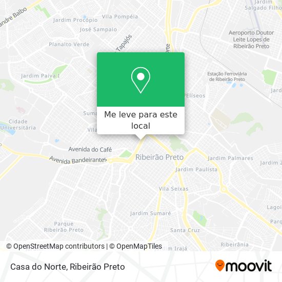 Casa do Norte mapa
