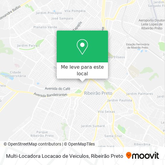 Multi-Locadora Locacao de Veiculos mapa