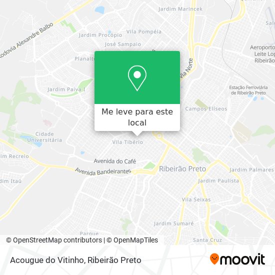 Acougue do Vitinho mapa