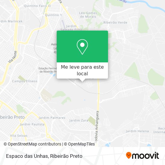 Espaco das Unhas mapa