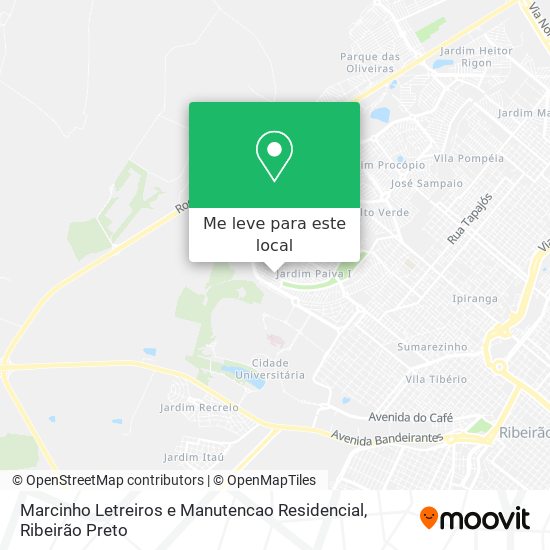 Marcinho Letreiros e Manutencao Residencial mapa
