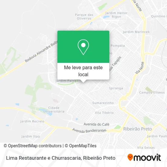 Lima Restaurante e Churrascaria mapa