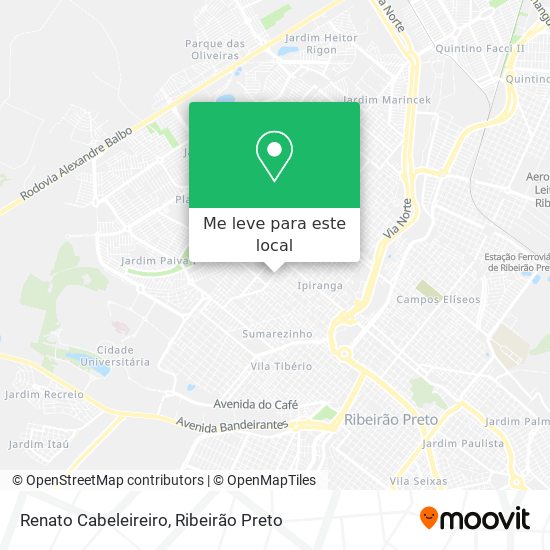 Renato Cabeleireiro mapa