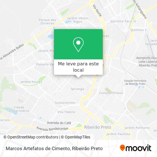 Marcos Artefatos de Cimento mapa
