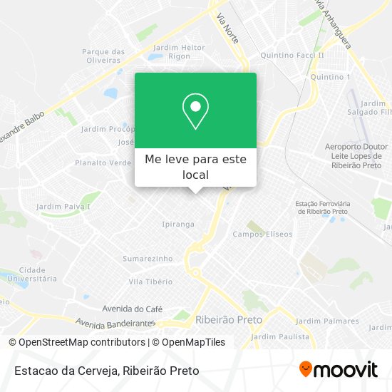 Estacao da Cerveja mapa