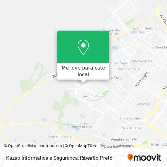 Kazao Informatica e Seguranca mapa