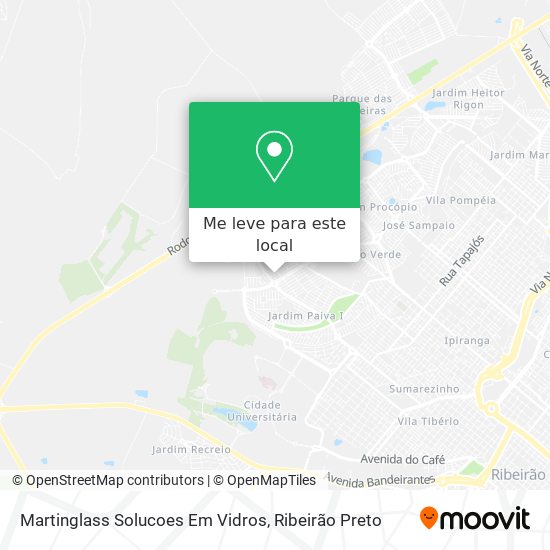 Martinglass Solucoes Em Vidros mapa