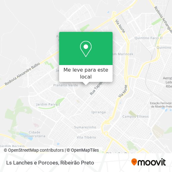 Ls Lanches e Porcoes mapa