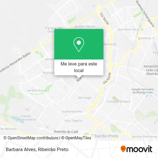Barbara Alves mapa