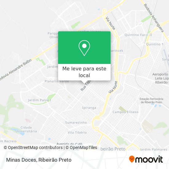 Minas Doces mapa