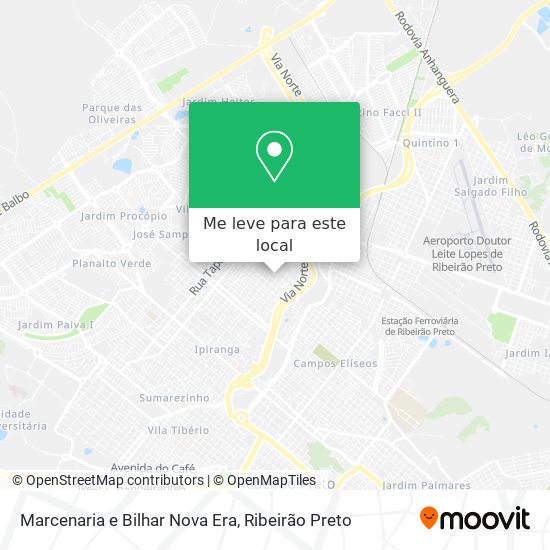 Marcenaria e Bilhar Nova Era mapa