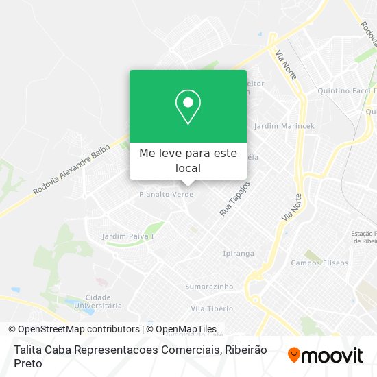 Talita Caba Representacoes Comerciais mapa