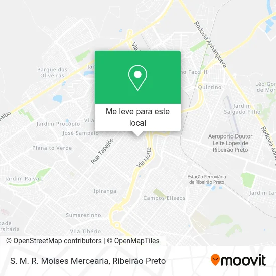 S. M. R. Moises Mercearia mapa