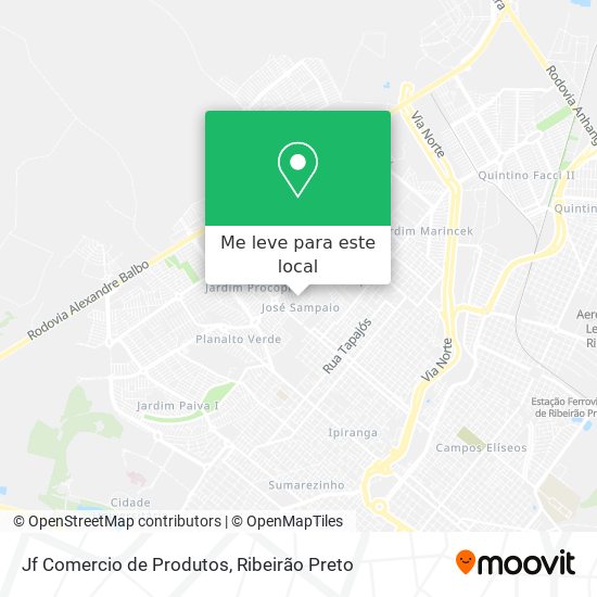 Jf Comercio de Produtos mapa