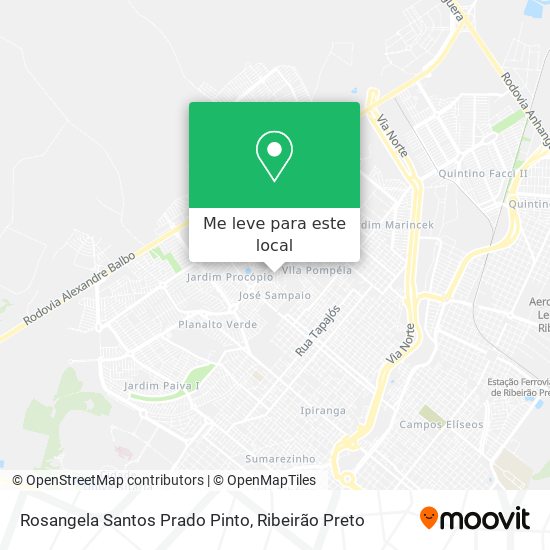 Rosangela Santos Prado Pinto mapa