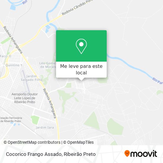 Cocorico Frango Assado mapa