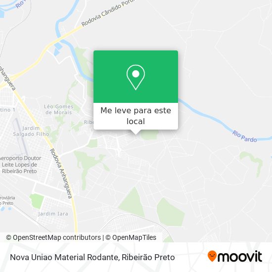 Nova Uniao Material Rodante mapa