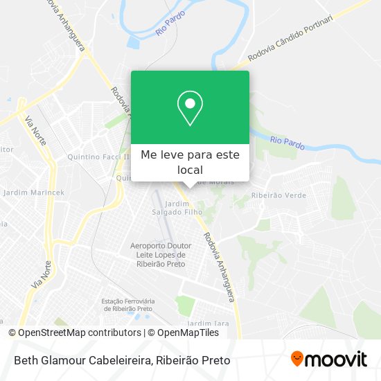Beth Glamour Cabeleireira mapa