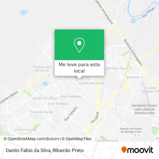Danilo Fabio da Silva mapa