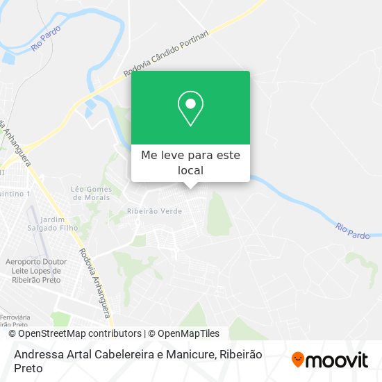 Andressa Artal Cabelereira e Manicure mapa