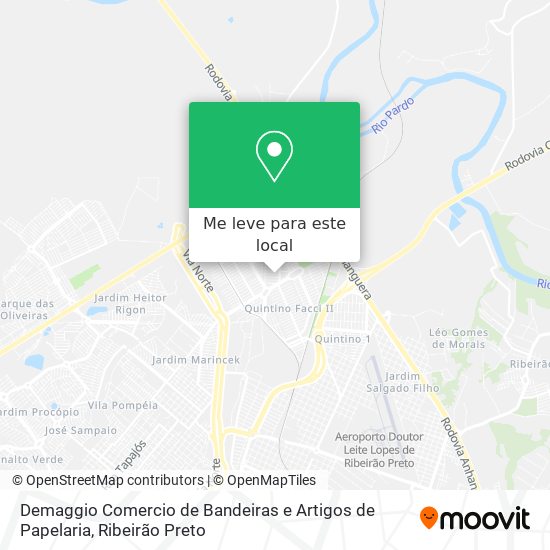Demaggio Comercio de Bandeiras e Artigos de Papelaria mapa