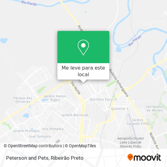 Peterson and Pets mapa