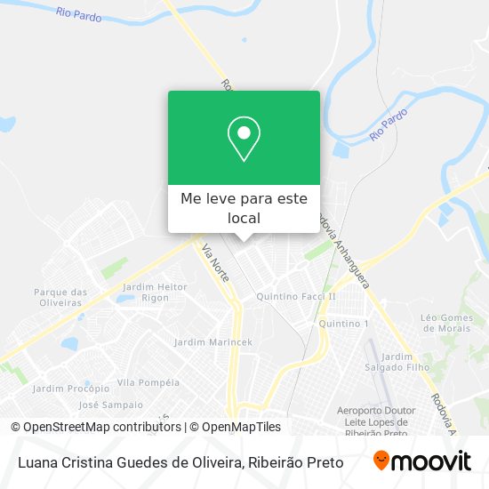Luana Cristina Guedes de Oliveira mapa