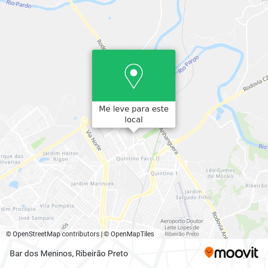 Bar dos Meninos mapa