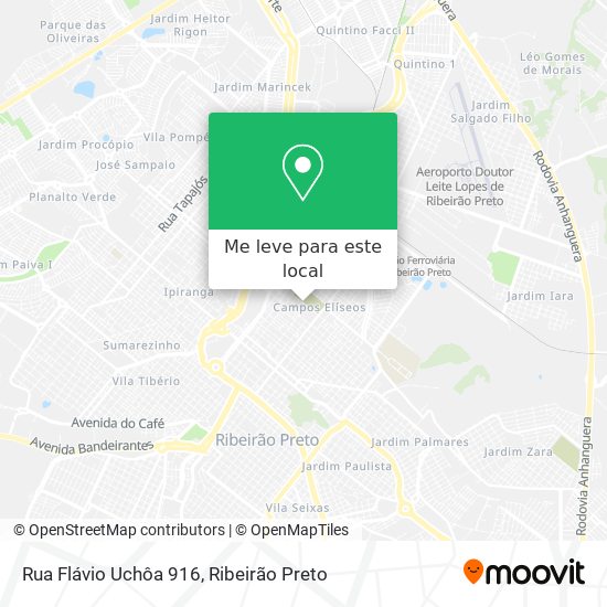 Rua Flávio Uchôa 916 mapa