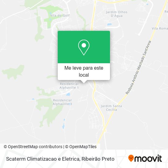 Scaterm Climatizacao e Eletrica mapa
