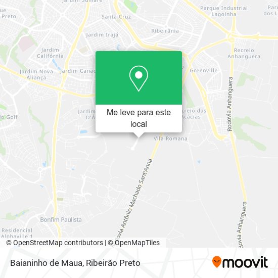 Baianinho de Maua mapa