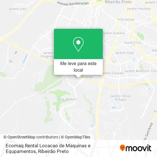 Ecomaq Rental Locacao de Maquinas e Equpamentos mapa