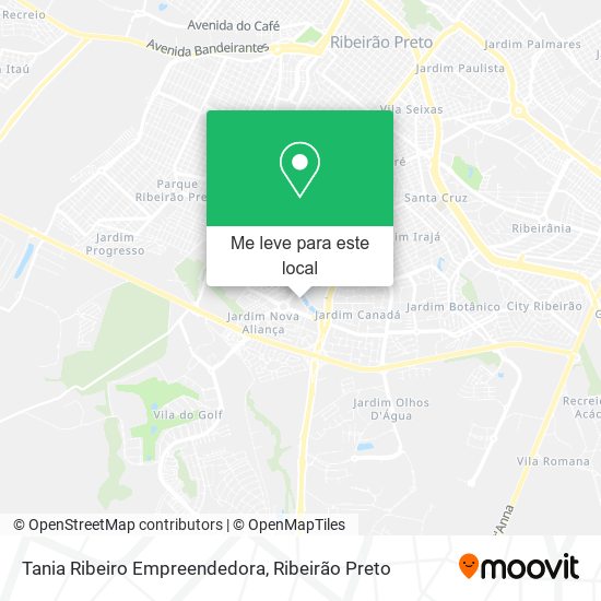 Tania Ribeiro Empreendedora mapa